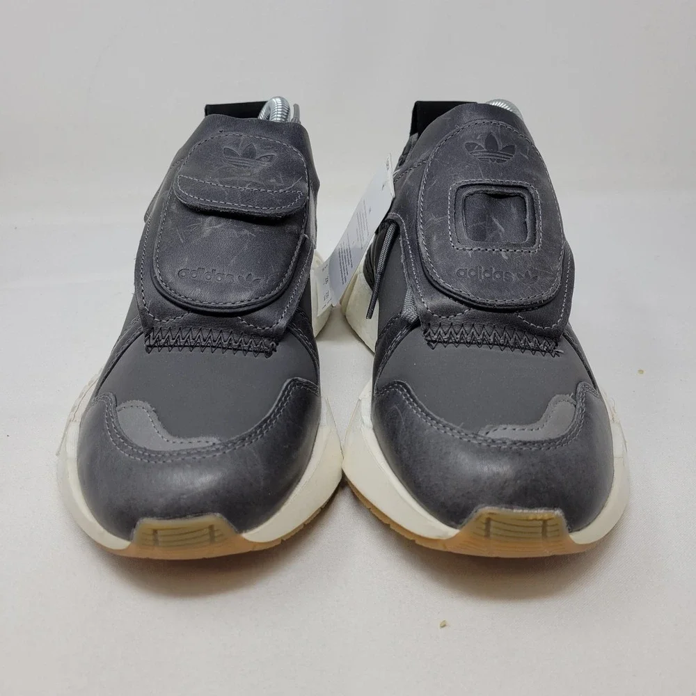 Adidas Futurepacer Shoes Mens Size 5 Gray Leather Originals CM8453 Sneakers